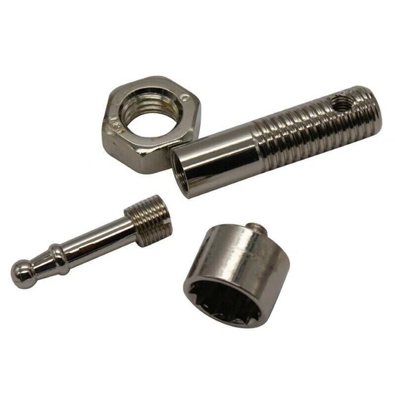 1PCS New Short Mouthpiece Filter Screw Nut Small Pipe Removable Metal Pipe