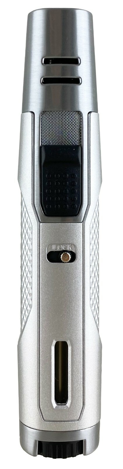 2 Pack Double V Torch Jet Flame Refillable Butane Adjustable Cigar Lighter