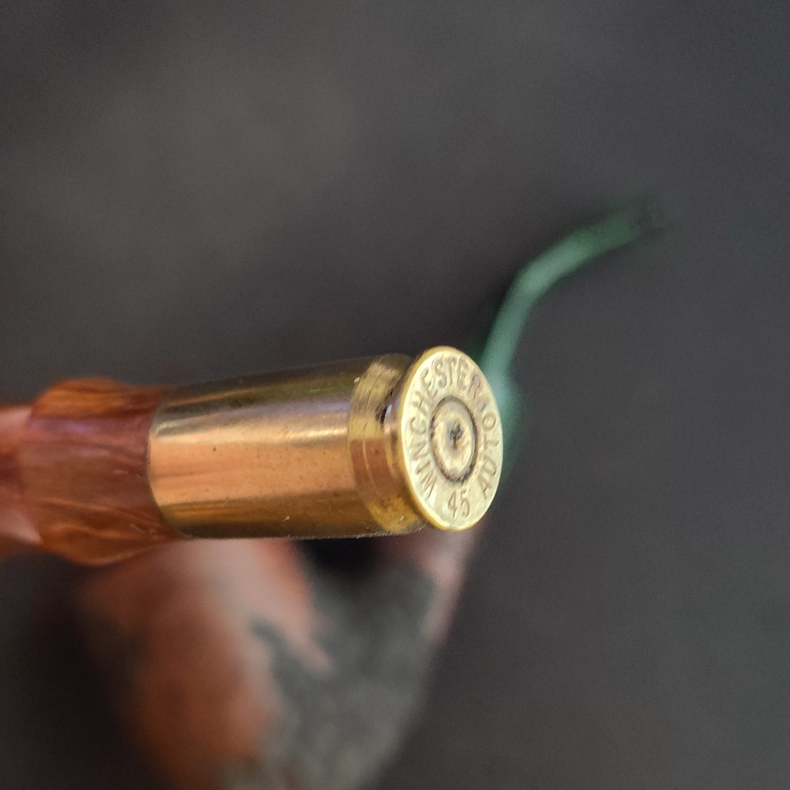 Rusticated Estate Pipe, Thunder Pipes USA By Frank Johnson w/ Tamper