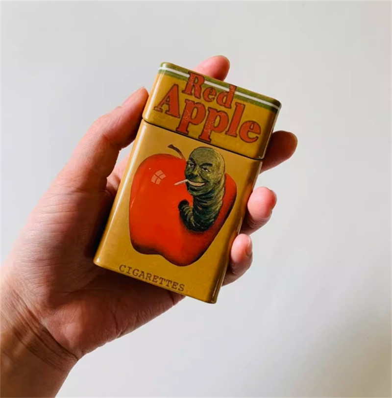 Pulp Fiction Red Apple Cigarettes Men’s Cartoon Cigarette Box Birthday Present