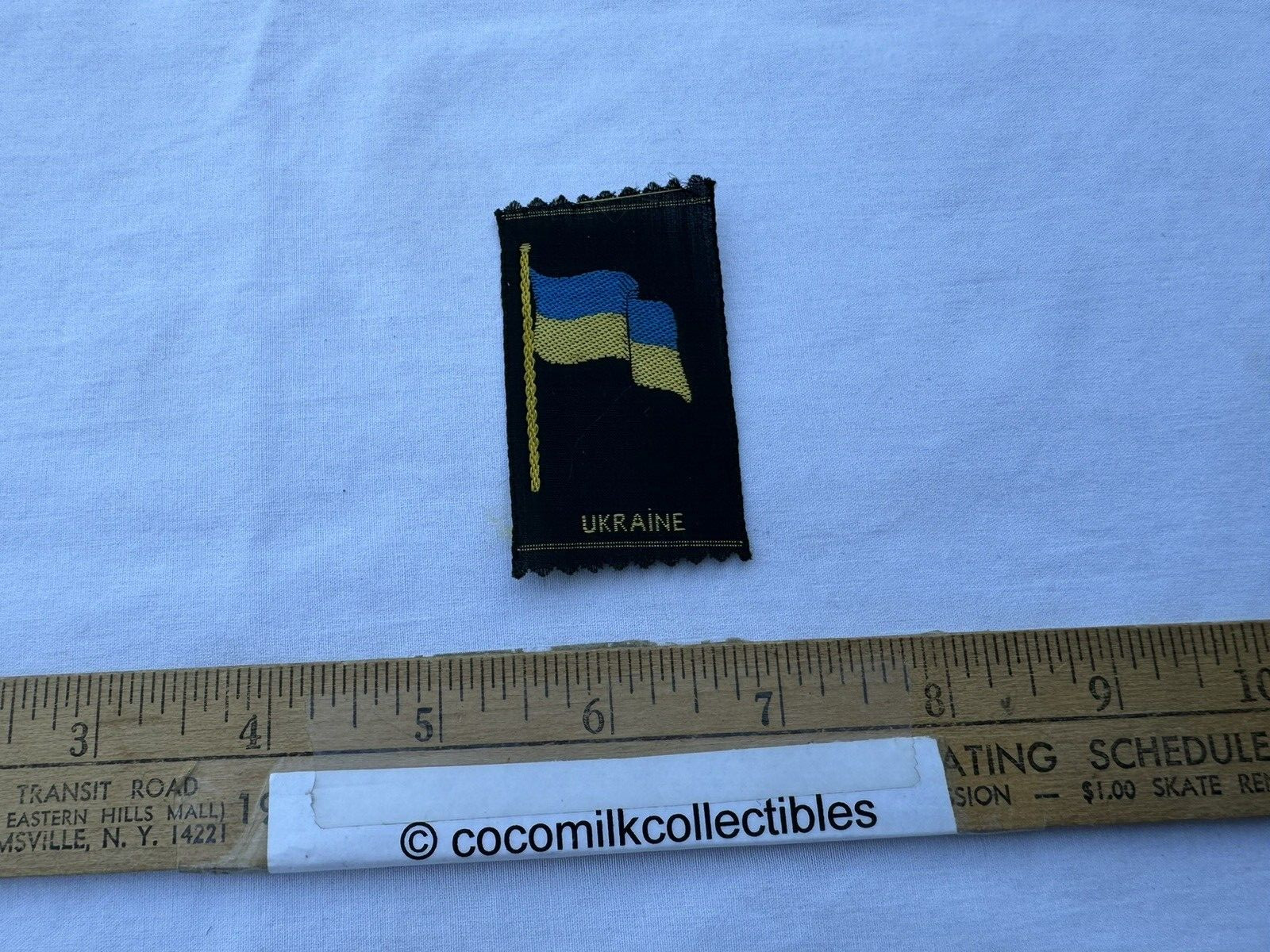 Vintage 1910′ s Cigarettes Tobacco Card Silk Country Series Flag Ukraine
