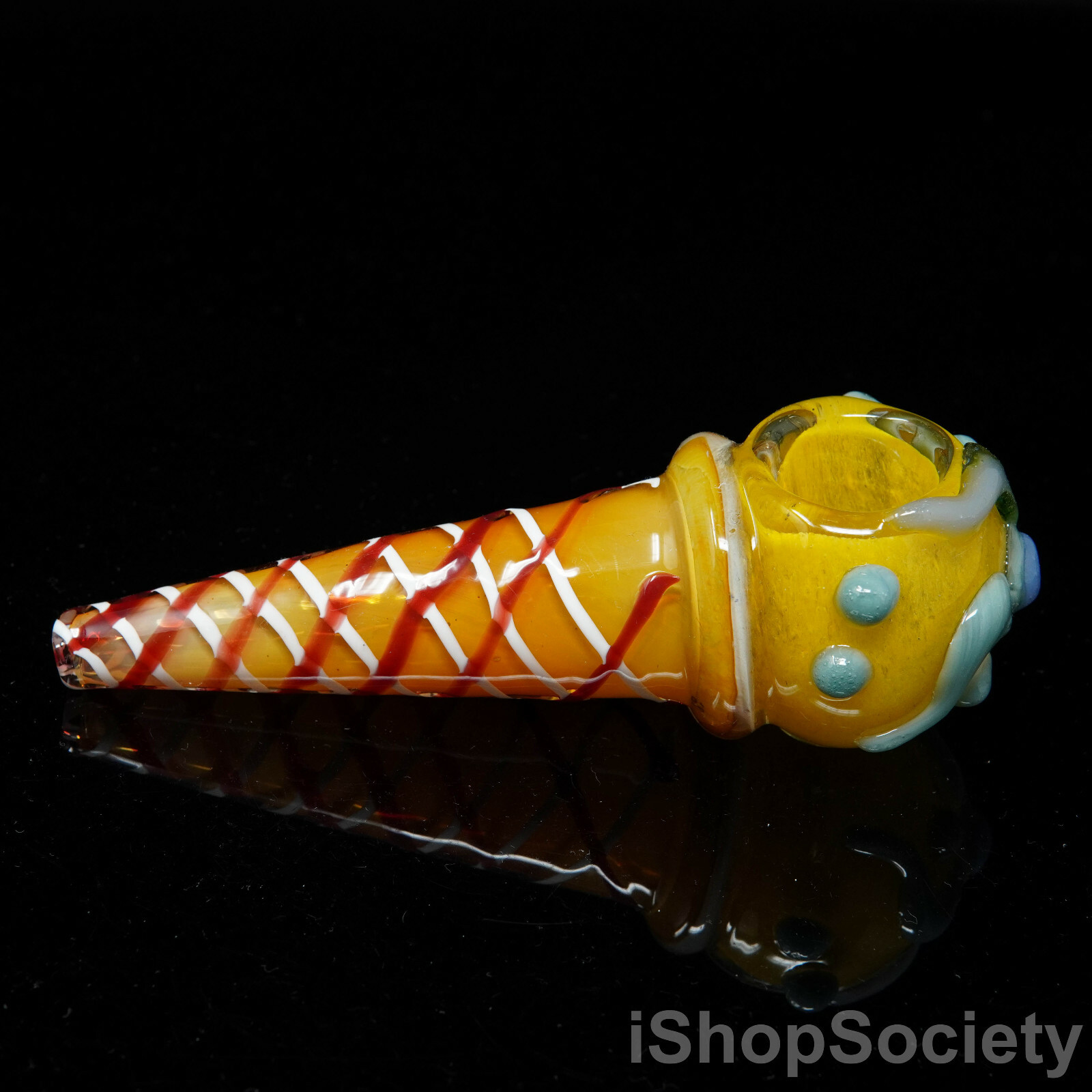 6″ Ice Cream Cone Exotic Tobacco Smoking Pipe Thick Collectible Pipes – P061D