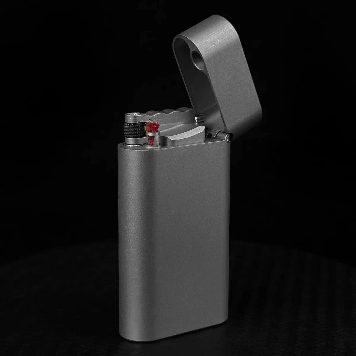 Precision Titanium Side Sliding Kerosene Cigar Lighter Outdoor Compact & Durable