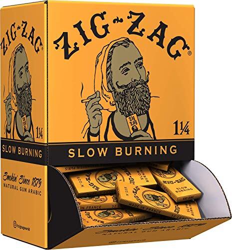 ZIG-ZAG ® Rolling Papers 1 1/4 French Orange – 48 CT Display
