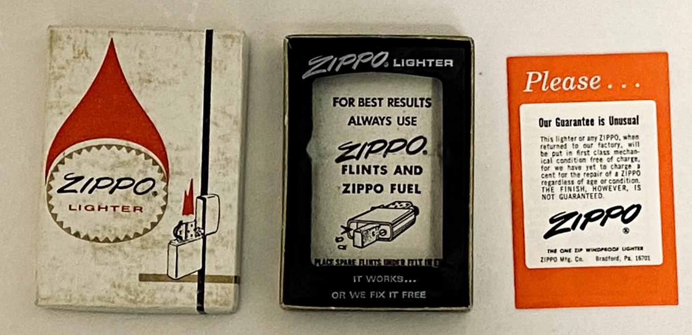 VINTAGE 1972 ZIPPO LIGHTER WASHINGTON STATE CAPITOL BUILDING OLYMPIA NEW IN BOX