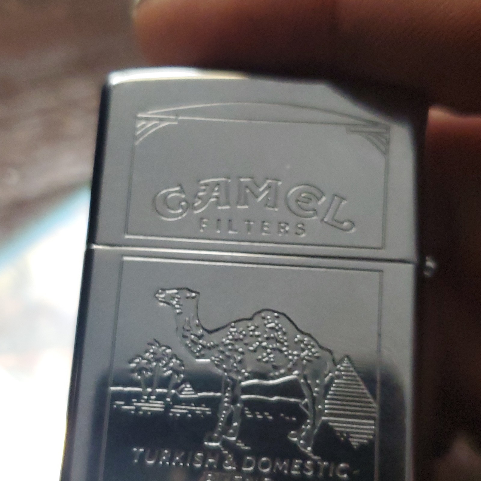 1995 Zippo Camel Filters Collectible Cigarettes Lighter w/