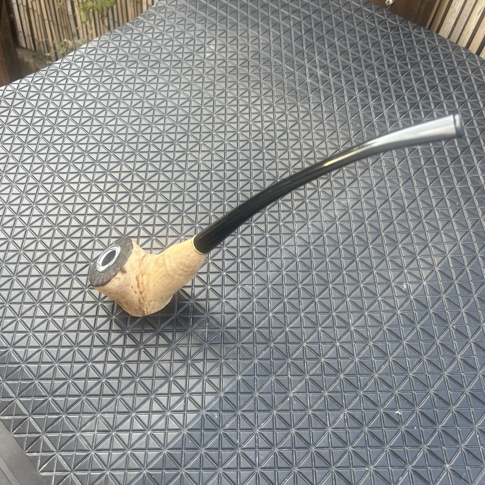 Homemade wooden smoking pipes for herb or tobacco use (including glass bowl)