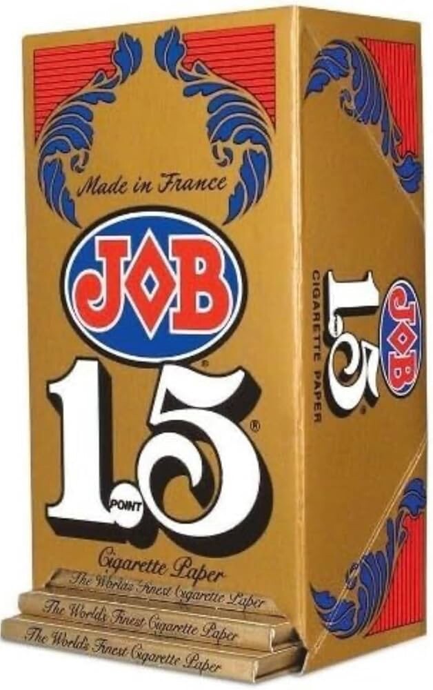 JOB 1.5 Gold Rolling Paper (10 Booklets) – Free Shipping