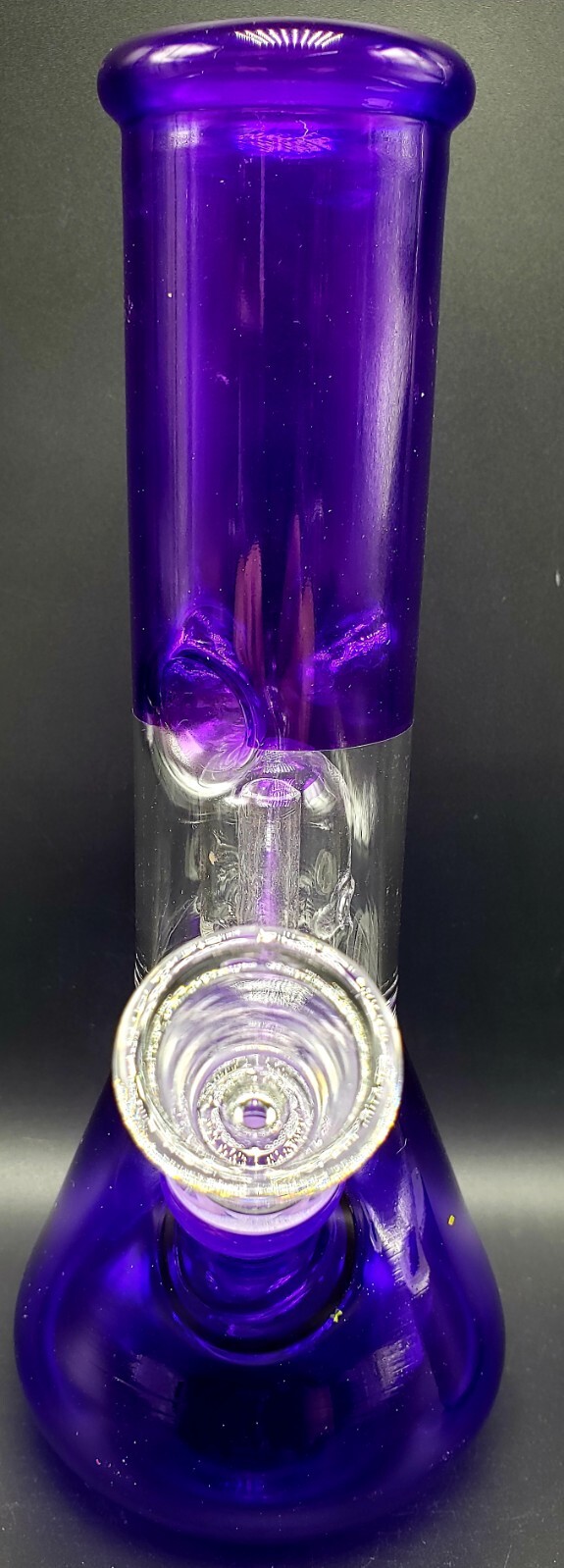 8″ PURPLE Tobacco Hookah Water Pipe Bong Glass! + FREE SCREENS!