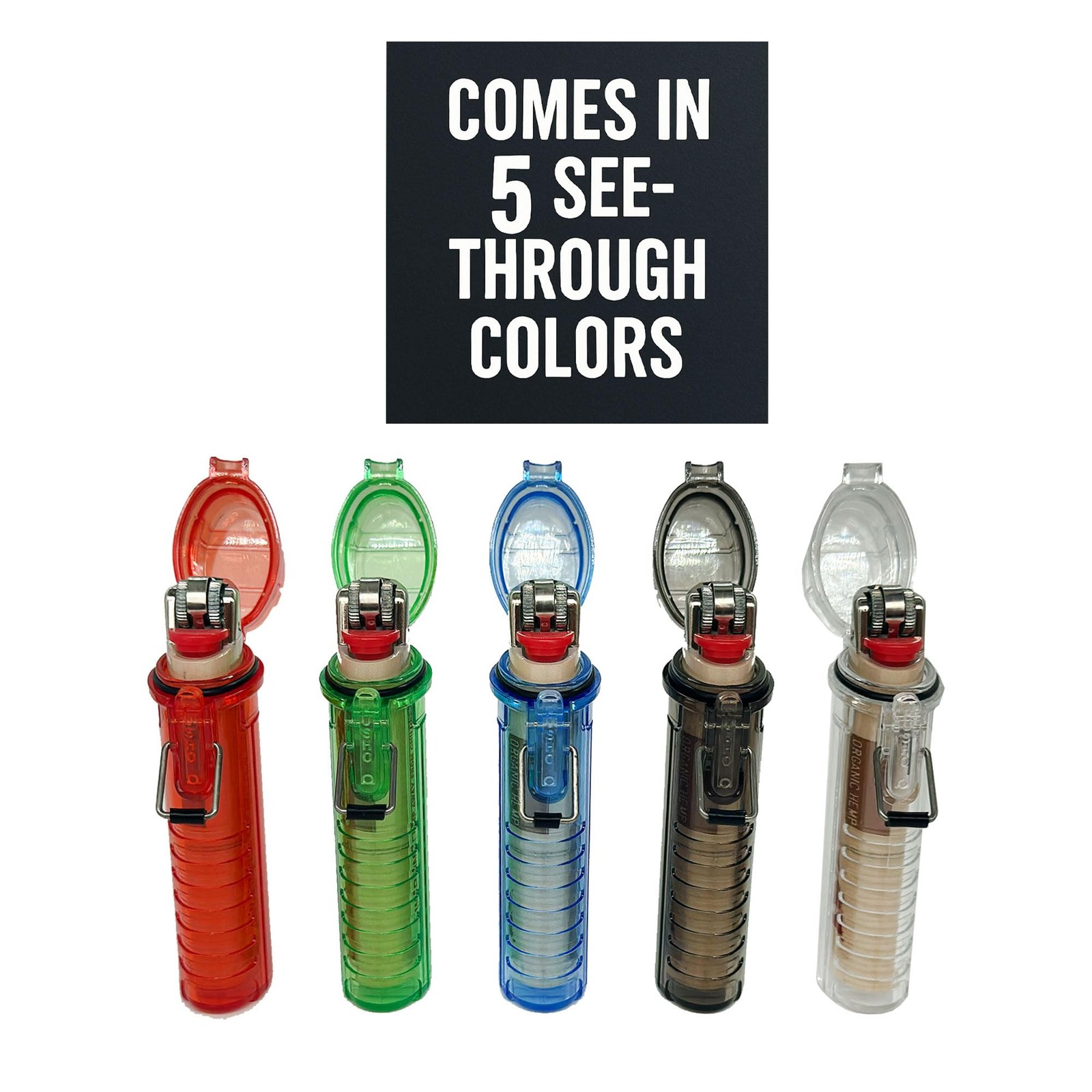Waterproof Lighter Case- Case for Bic, Outdoor (Variety Colors) (Green)