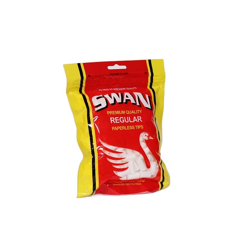 Swan Filter Tips King Size 18mm – 1 Pack (200 Filters)