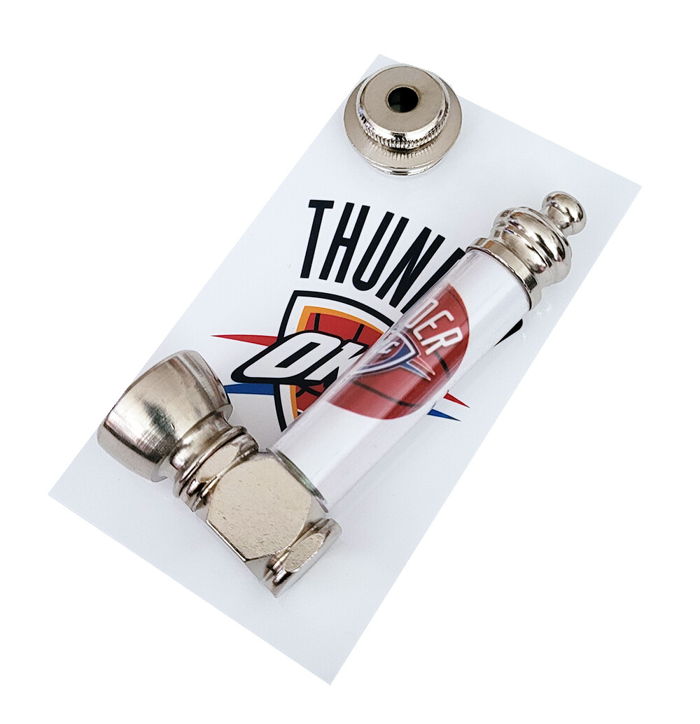 2.25 ” NBA Metal Smoking Pipe of Oklahoma City Thunder In Gift Box