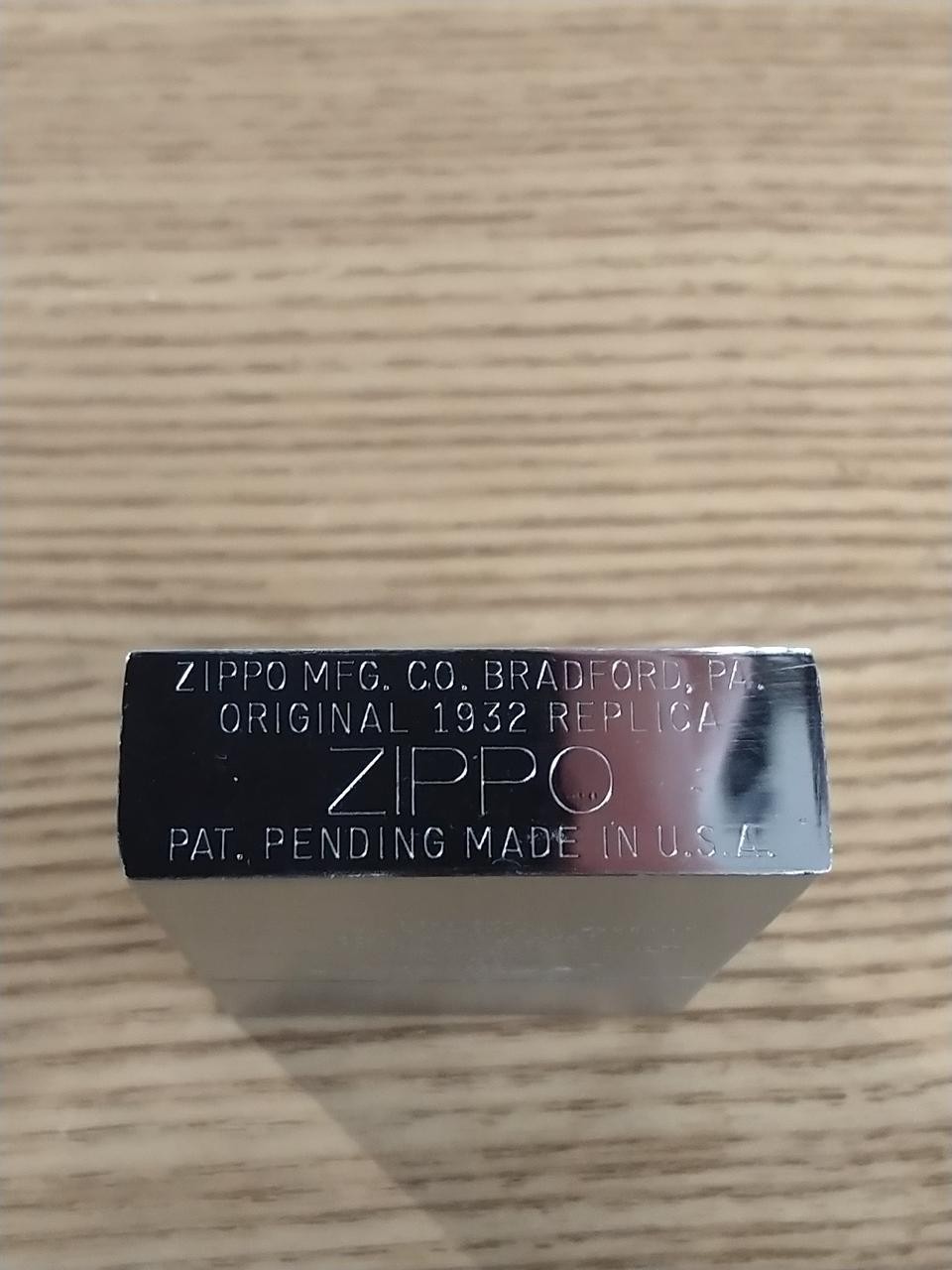Vintage Zippo The Famous Zippo Guarantee Original 1932 Replica Out Hinge Lighter