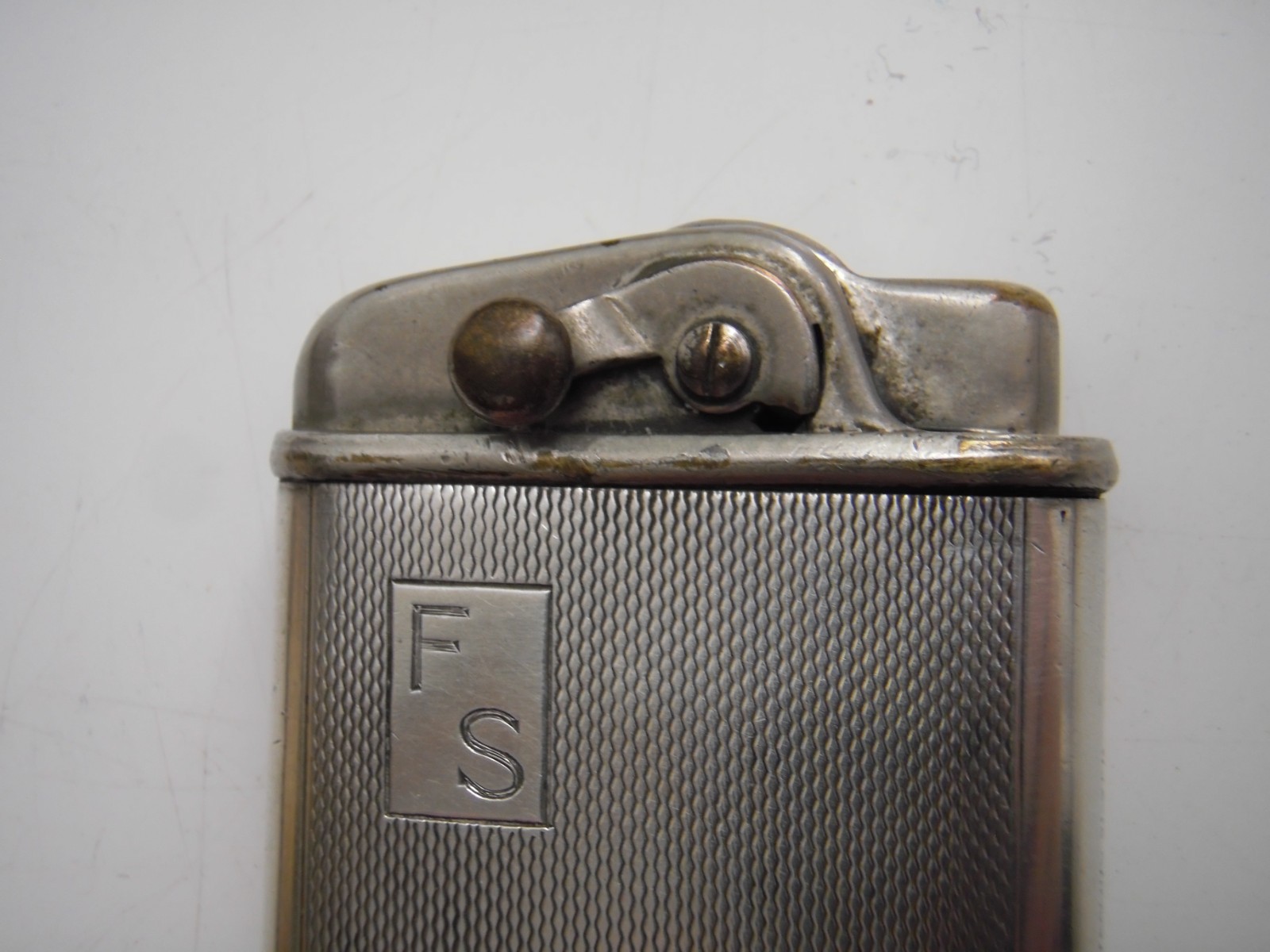 Rare Fork lighter, silver body wrap