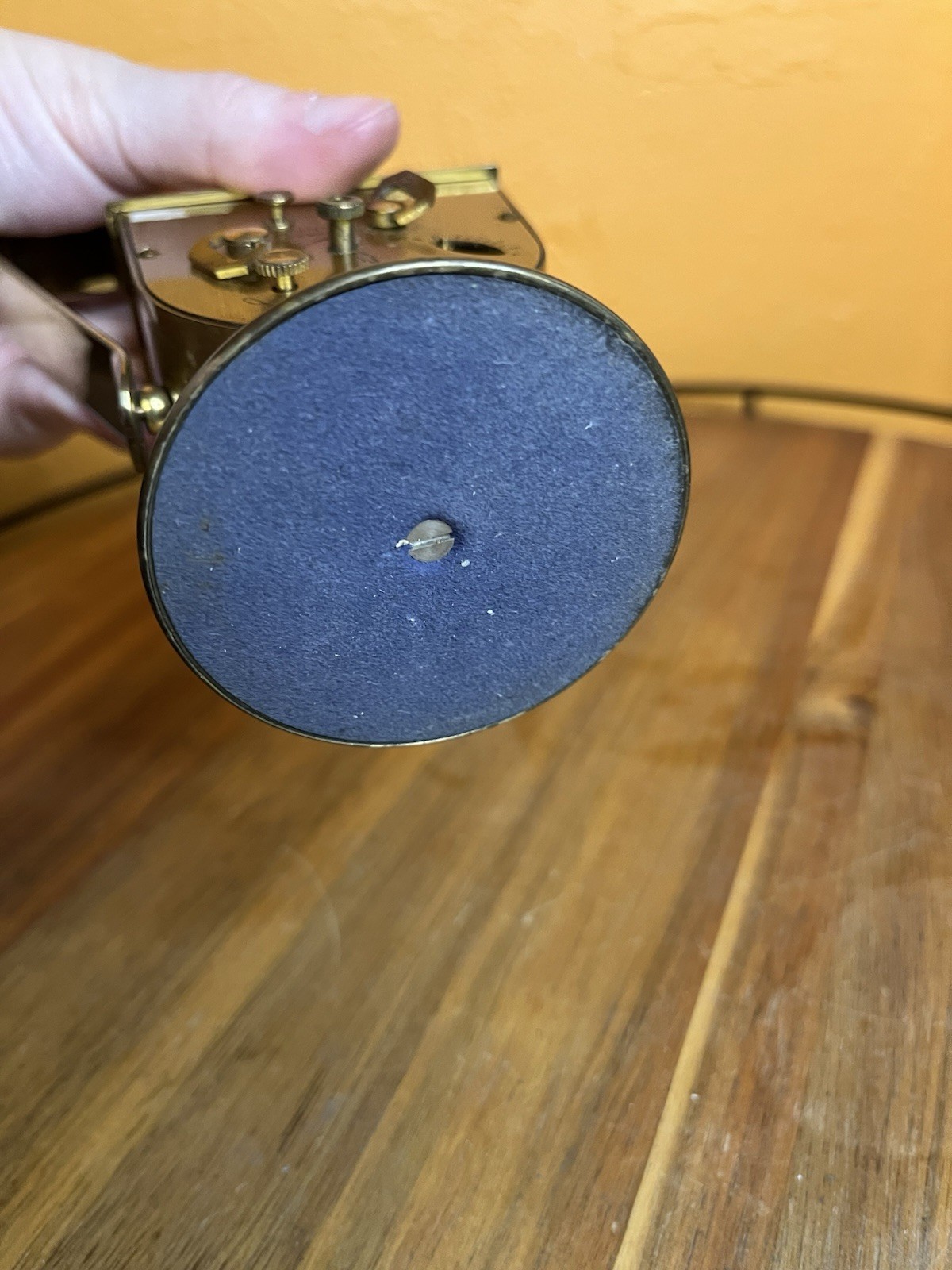 Vintage Phinney Walker Swiss Lantern Clock Table Lighter