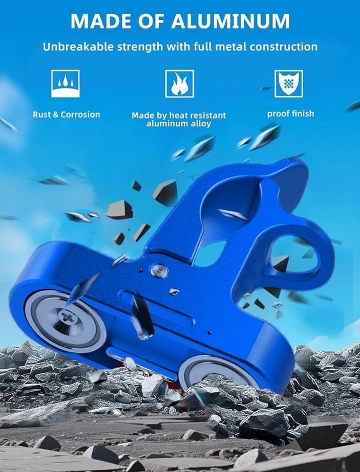 Strong Magnetic Cigar Holder Golf Cart Cigar Holder Clip Matte Cigar Tool Blue