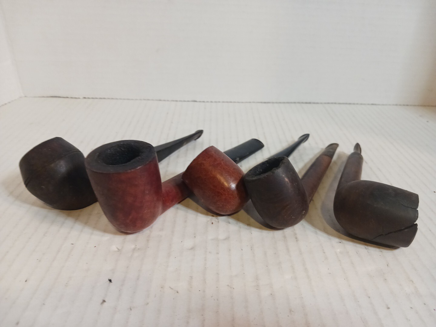 Lot Of 5 Vintage Tobacco Pipes Briar France.