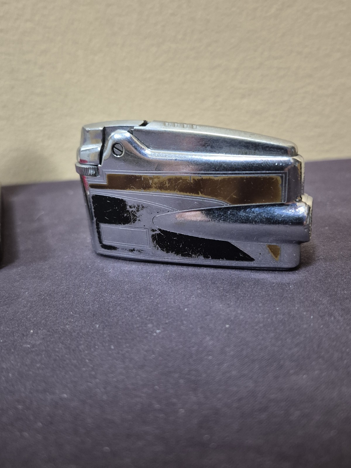 Vtg. Ronson Varaflame Premier Silver Lighter – Untested