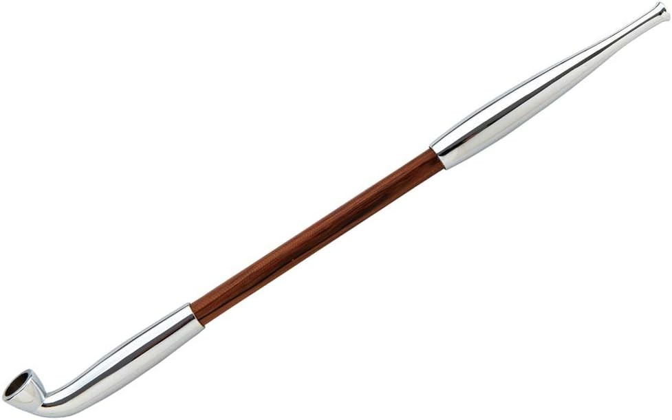 Tsuge Marufuku Pipe Kiseru Tobacco Smoking Silver 50930 Large 191mm Japan RZ