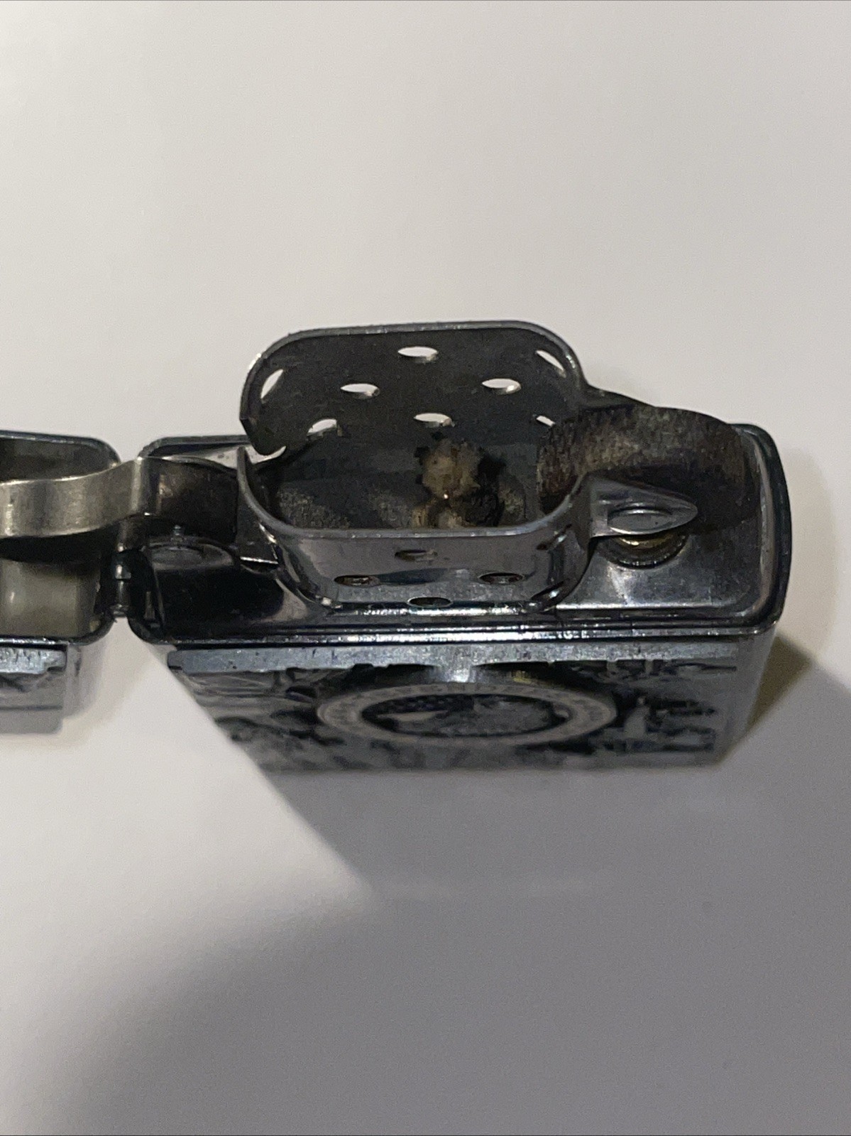 Zippo Joined Forces Emblem Lighter (model 24457), Street Chrome Finish