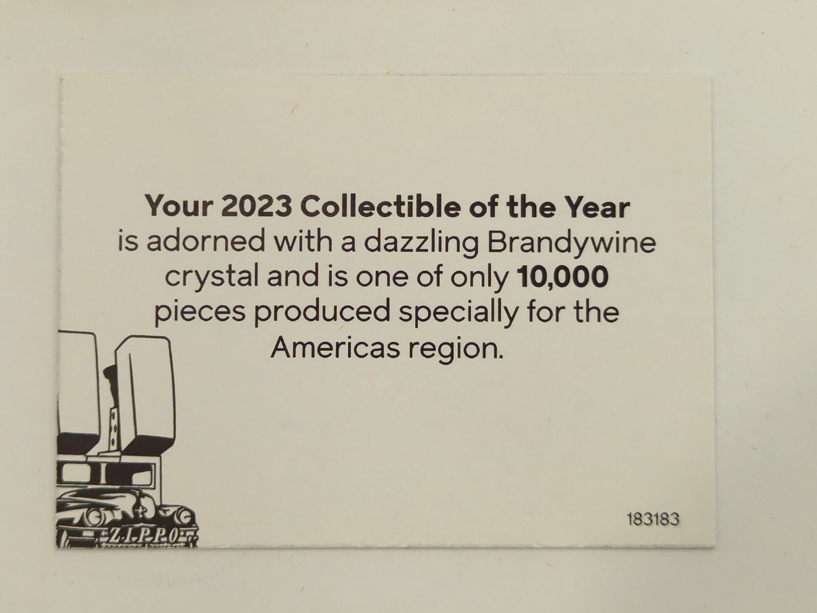 2023 Collectible of the Year 48691 ZIPPO CAR 75th Anniversary HIGH POLISH BLACK