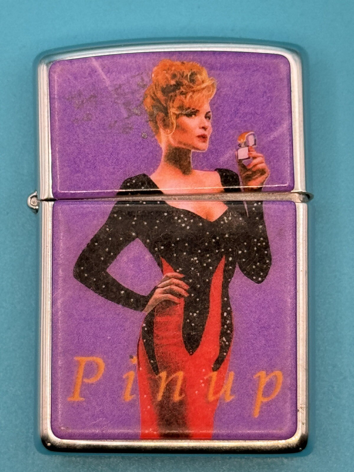 Vintage 1996 Salutes Pinup Girls Joan Zippo Lighter Limited Edition COTY