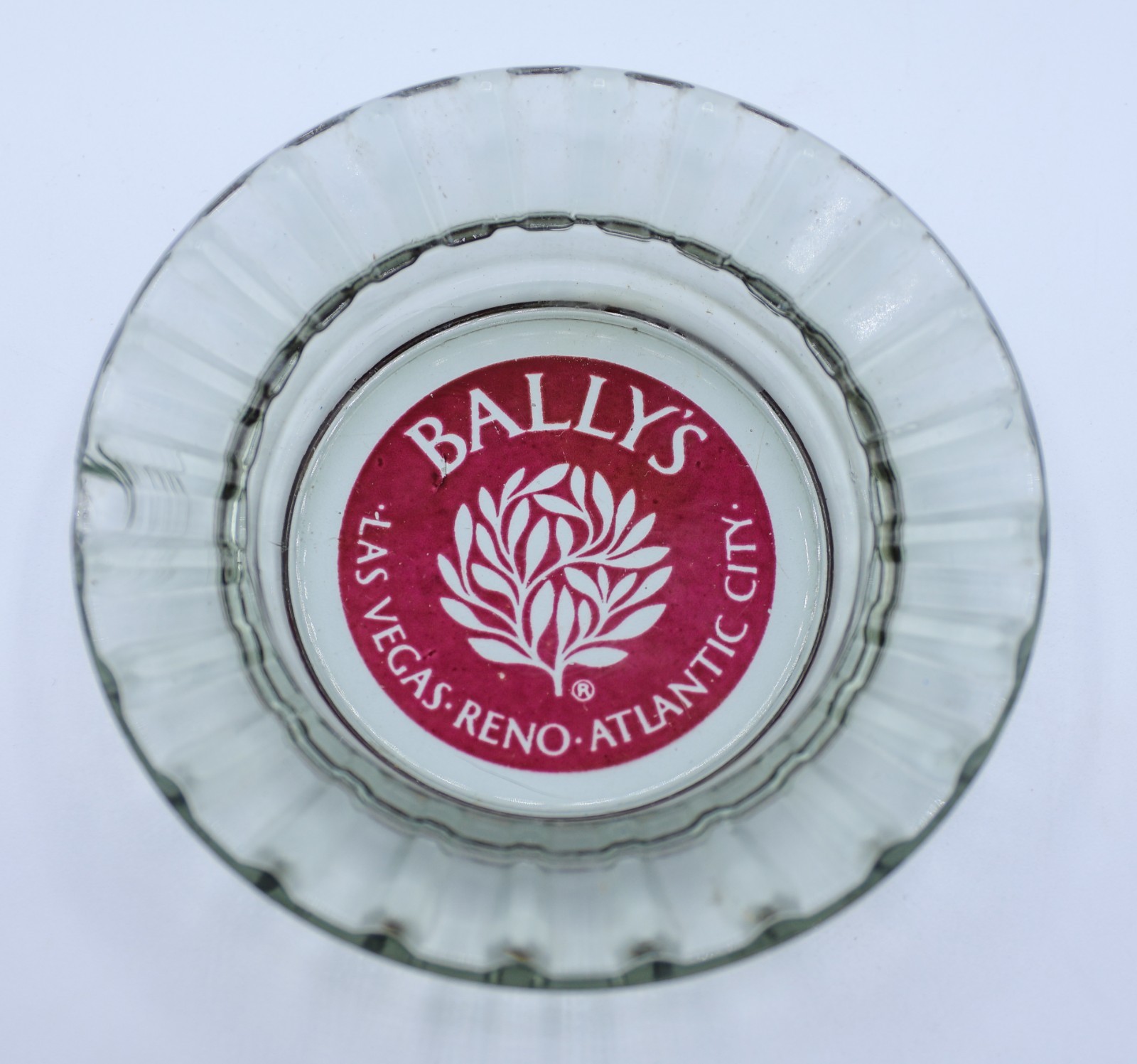Vintage Bally’s Hotel Casino Glass Ashtray Las Vegas Reno Atlantic City