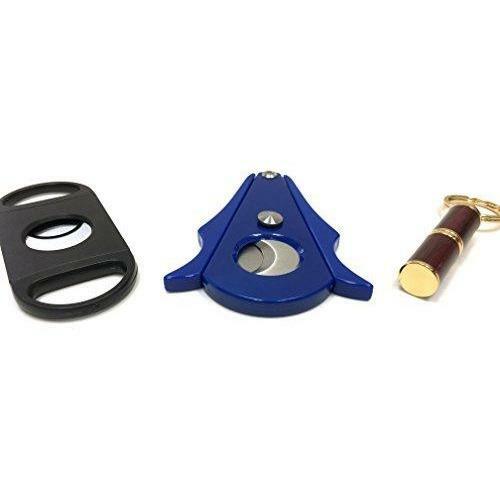 F.e.s.s.s Fess 3 Piece Gift Set Guillotine Cigar Cutter Cigar Punch Twist Keycha