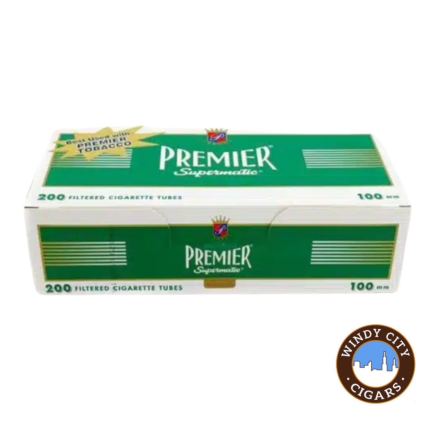 Premier Menthol 100s Cigarette 200ct Tubes – 5 Boxes