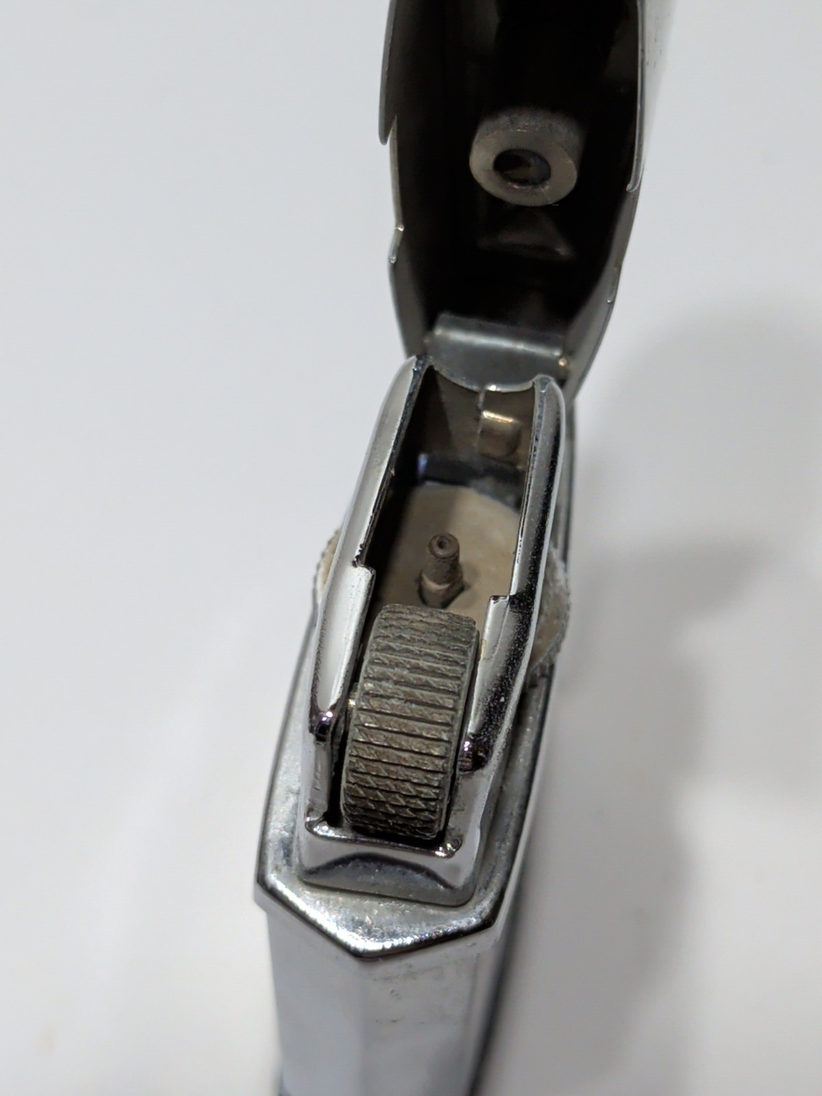 ✨VINTAGE✨ Hadson Sparky Super Quality Chrome Silver Tone Cigarette Lighter Japan