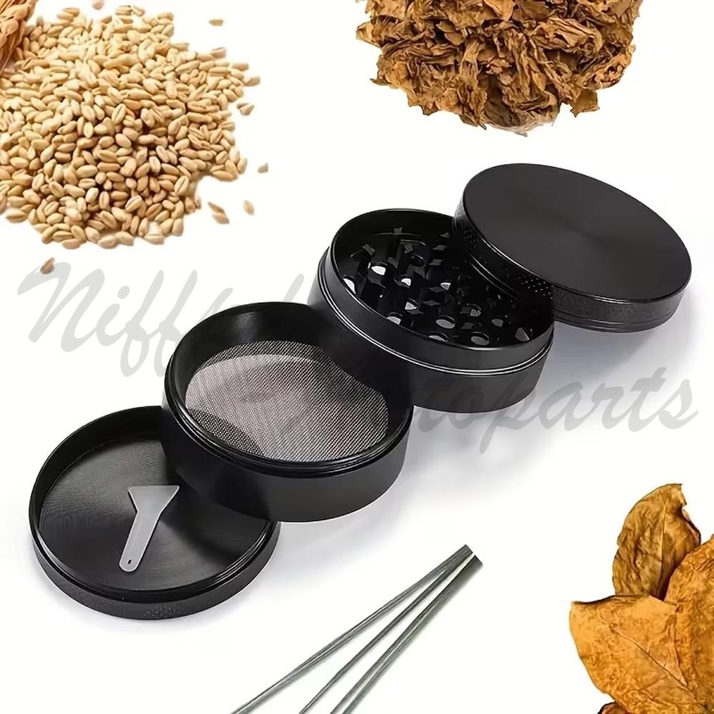 Herb Grinder 4 Layer 3 inch Large Metal Tobacco Crusher Magnetic Tobacco Grinder