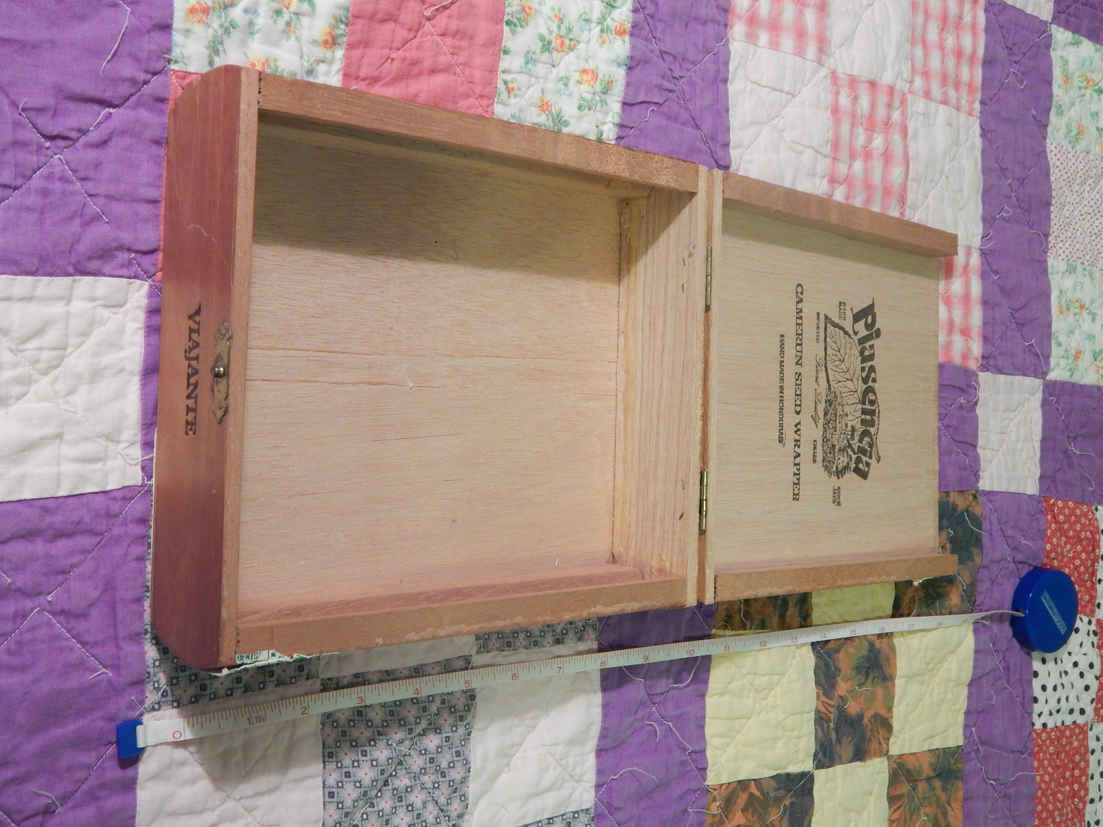 Plasencia (WOOD CIGAR BOX) w/ Honduras Tax Stamp (Viajante) FREE SHIP. – Ltd.