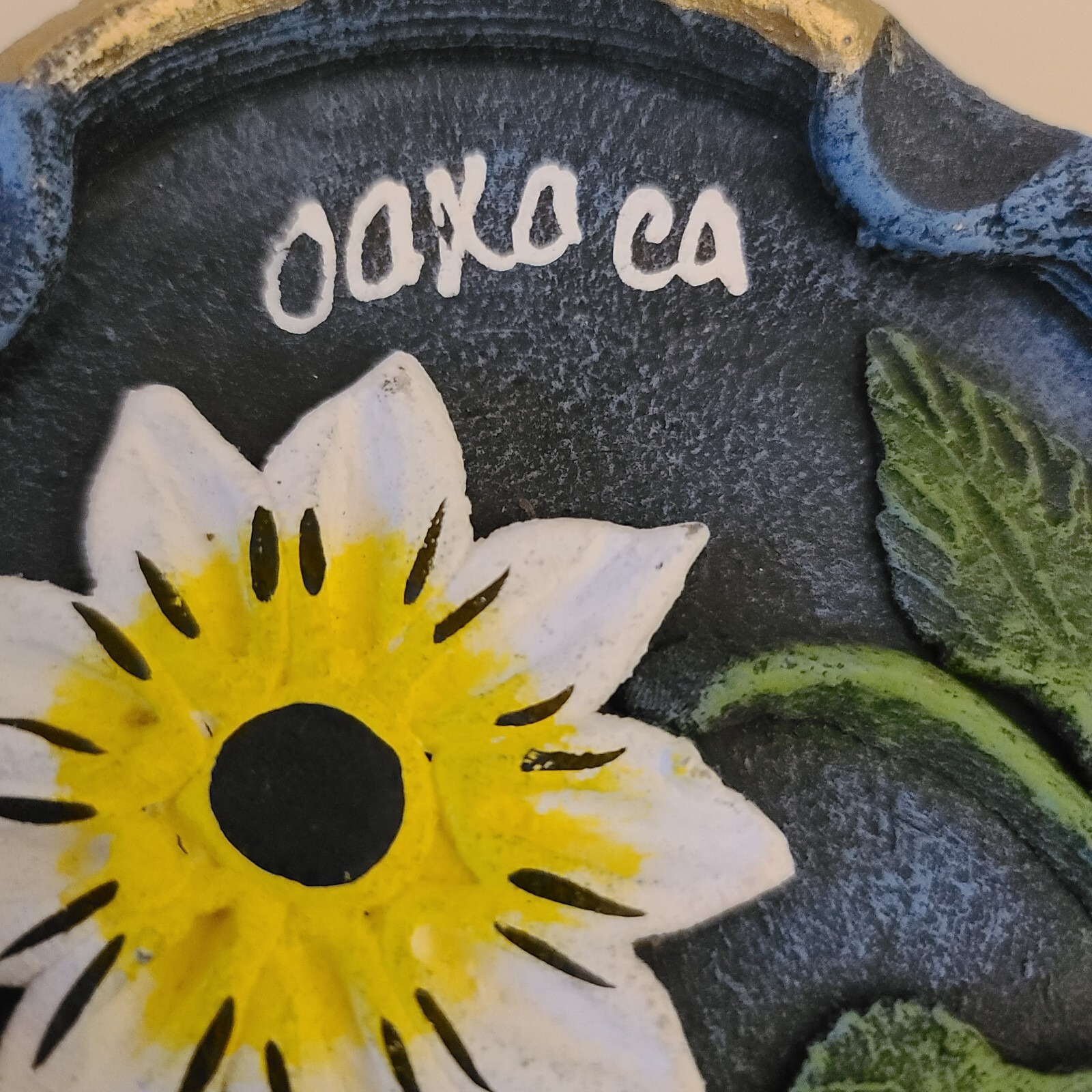 Oaxaca Mexico Daisy Flower Ashtray 5″