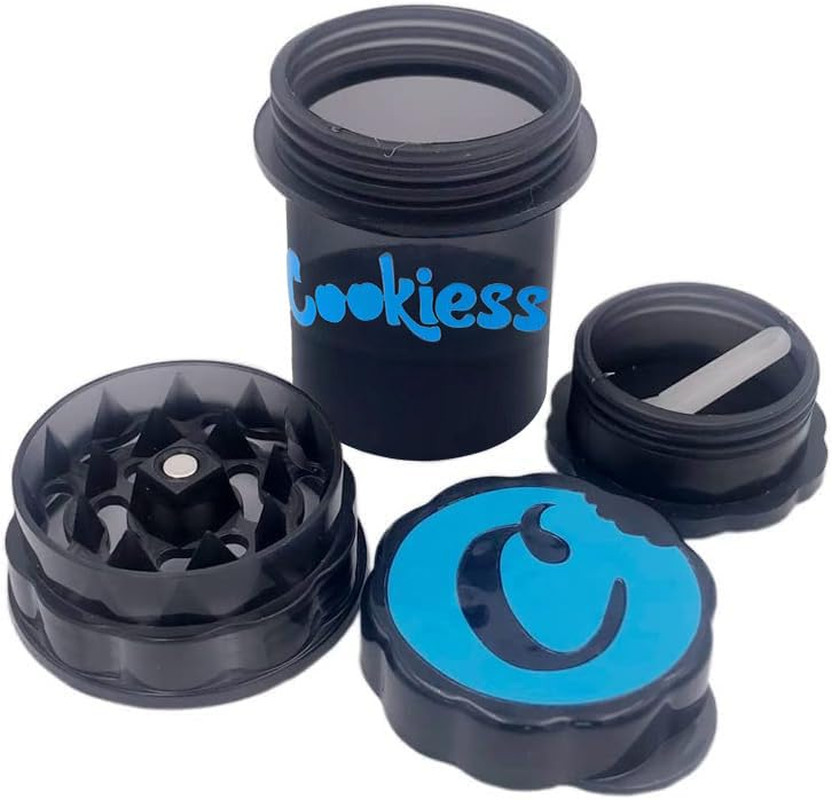 Grinder Herb Spice Grinder Hand-Cranked Plastic Grinder with Handle 62Mm Grinder