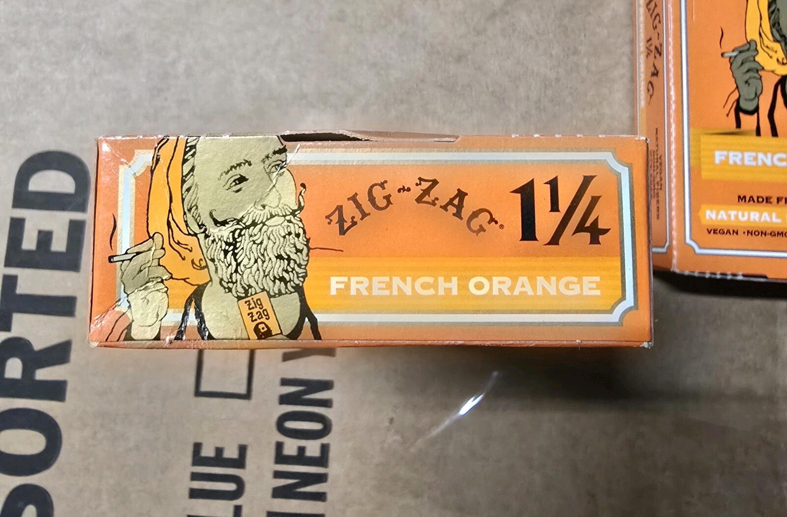2 PACK Zig-Zag 1 1/4 Rolling Papers – 24 Booklet 32 Papers in Each French Orange