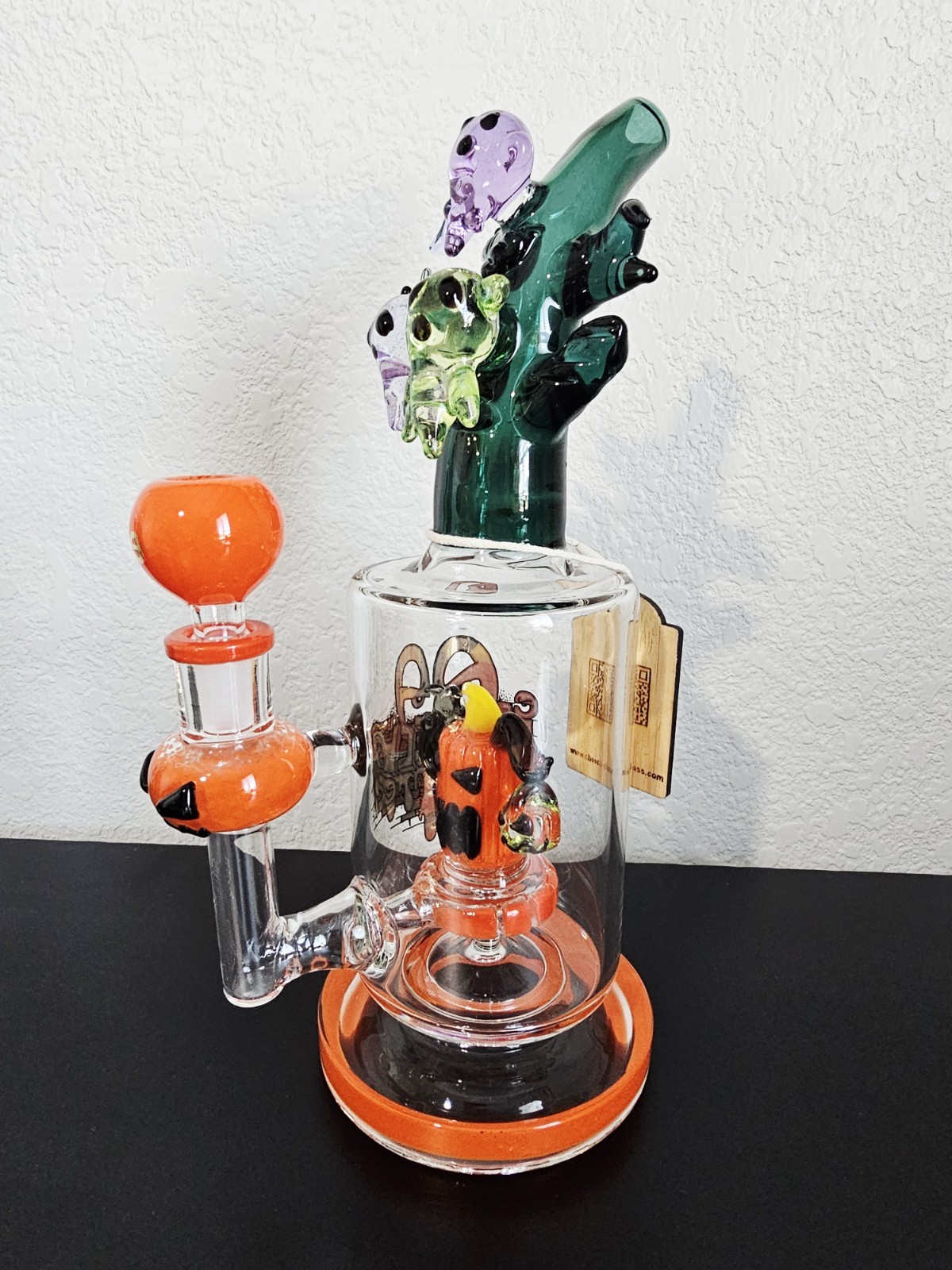 CHEECH GLASS VERY LIMITED ED. “PUMKIN PART Y & BUDDIES”/ WATER PIPE/ BONG/ RIG