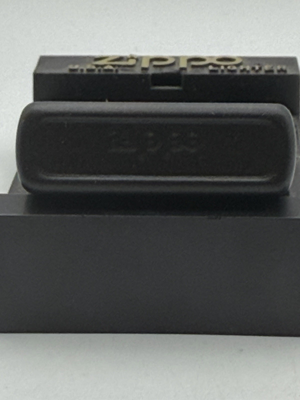 Vintage 2001 Thunder Cycles Camel Bike Tour Black Matte Zippo Lighter NEW