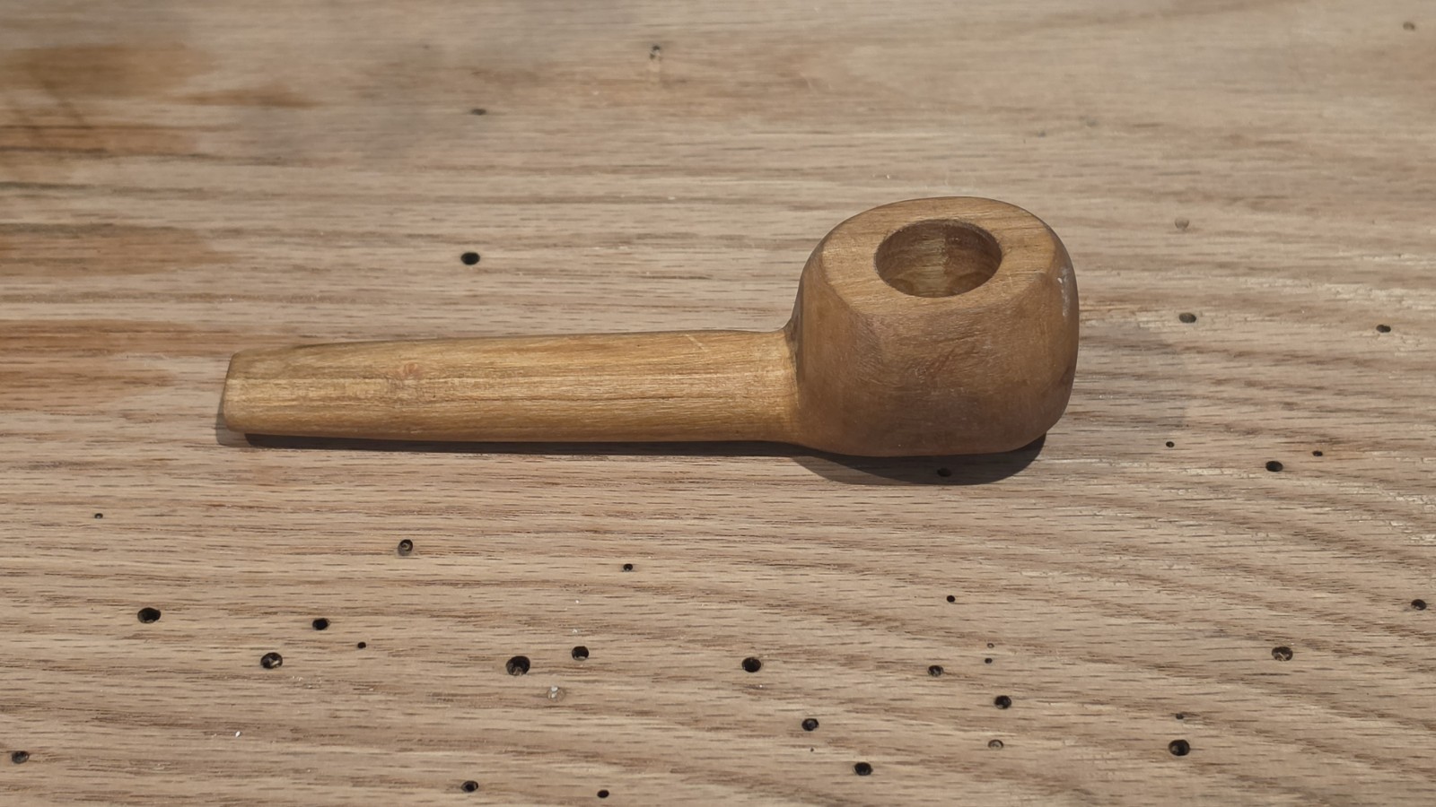 Handmade Unsmoked One Piece Cherry Tobacco Pipe