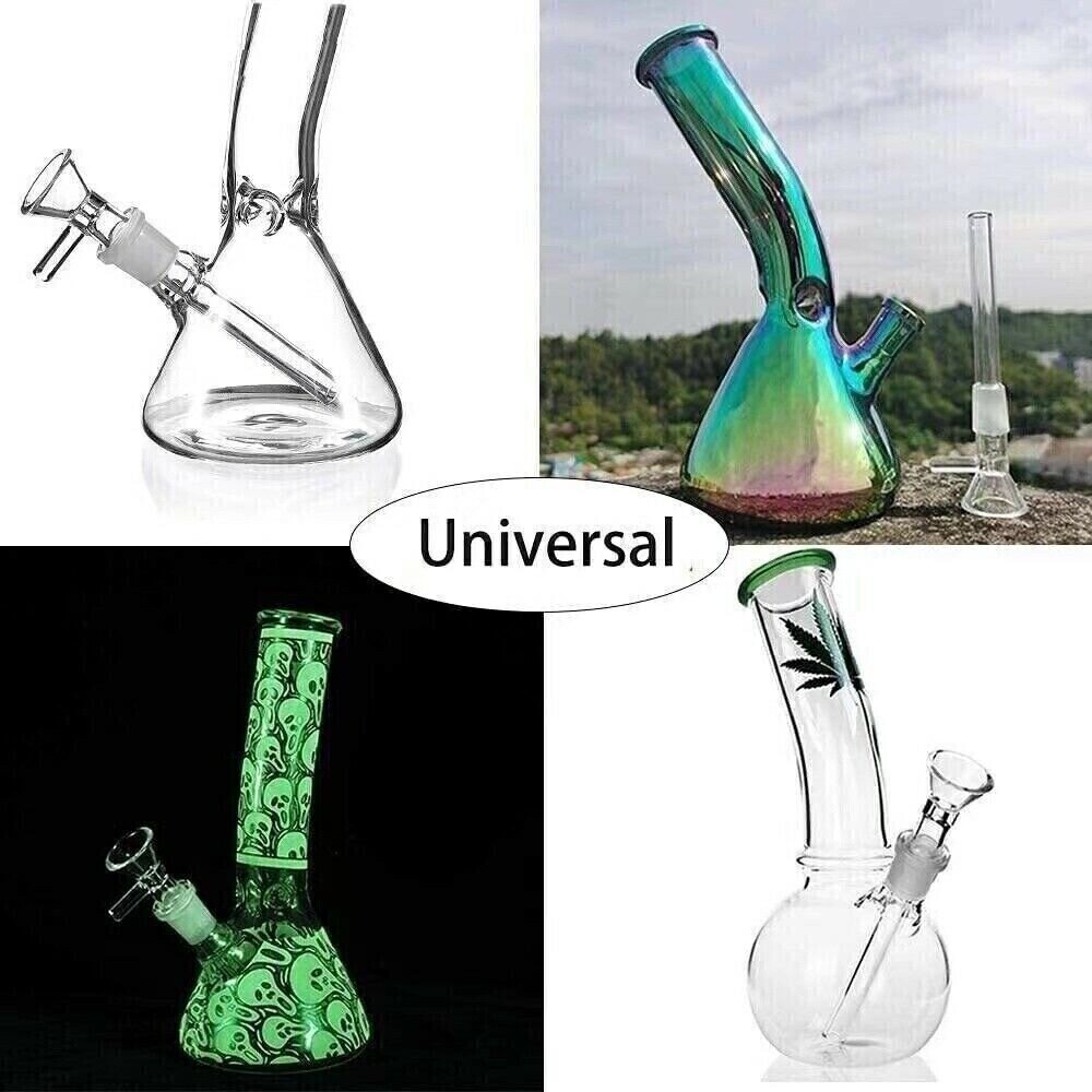 5PCS 4.5″ One Piece Downstem & 14mm Bowl for Smoking Bong Water Pipe Hookah US