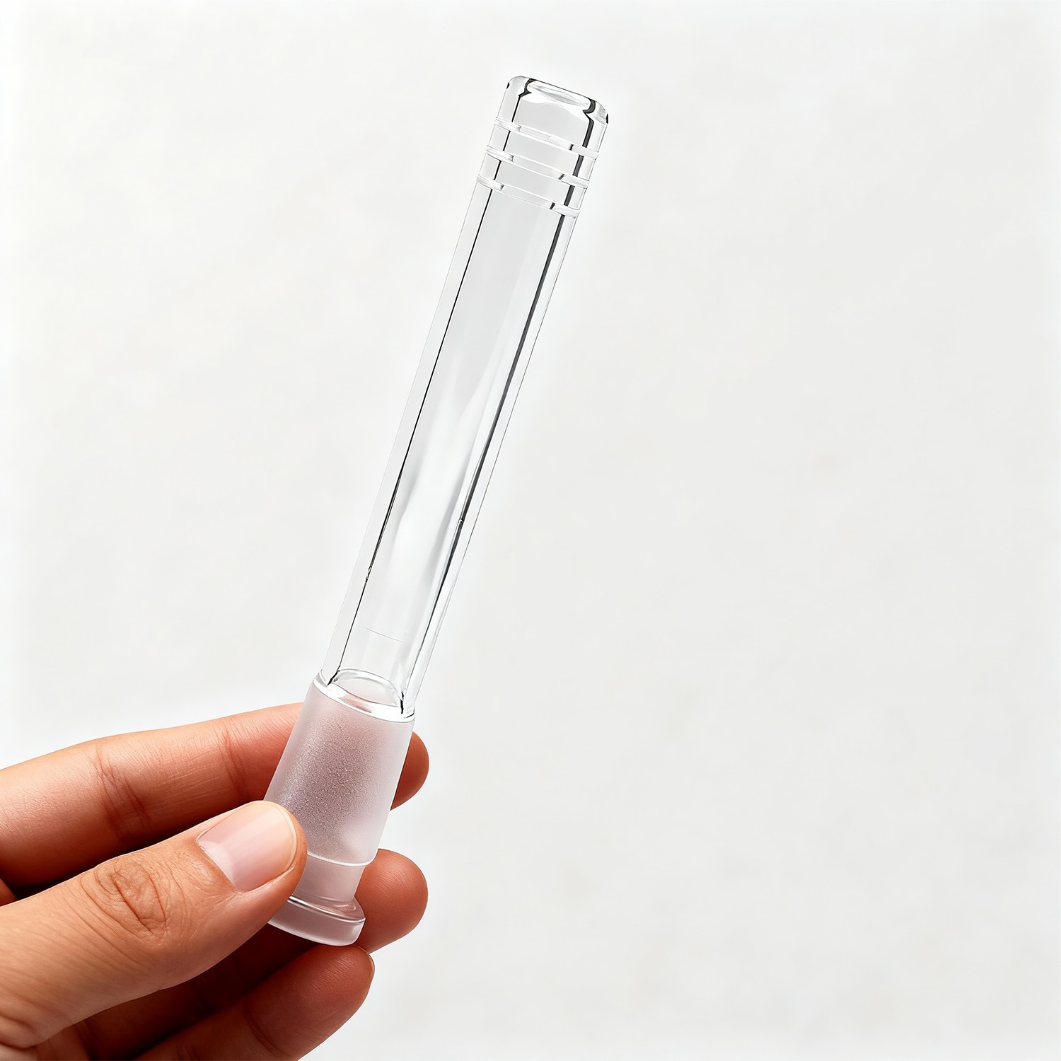 3-Pack 4.3” 14mm Glass Downstem and 14mm Male Bowl Piece for Glass Bong-US SHIP