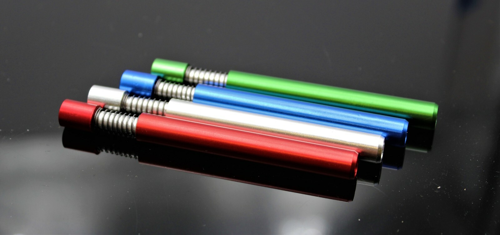 SET of 4 – 3″ SPRING HITTERS R/S/B/G One Hit Tobacco Smoking Dugout Pipe HITTER
