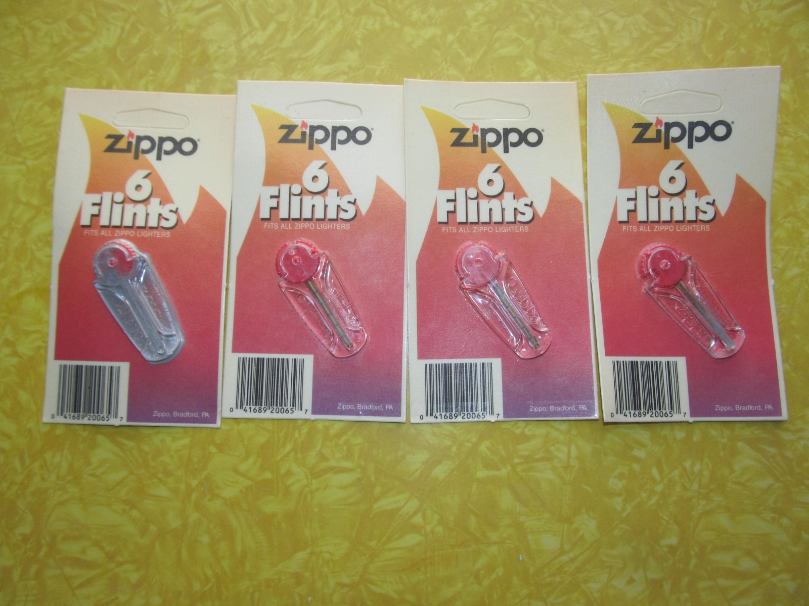 Zippo Lighters 4 Packs of 6 New Flints Fits all Zippo Lighters