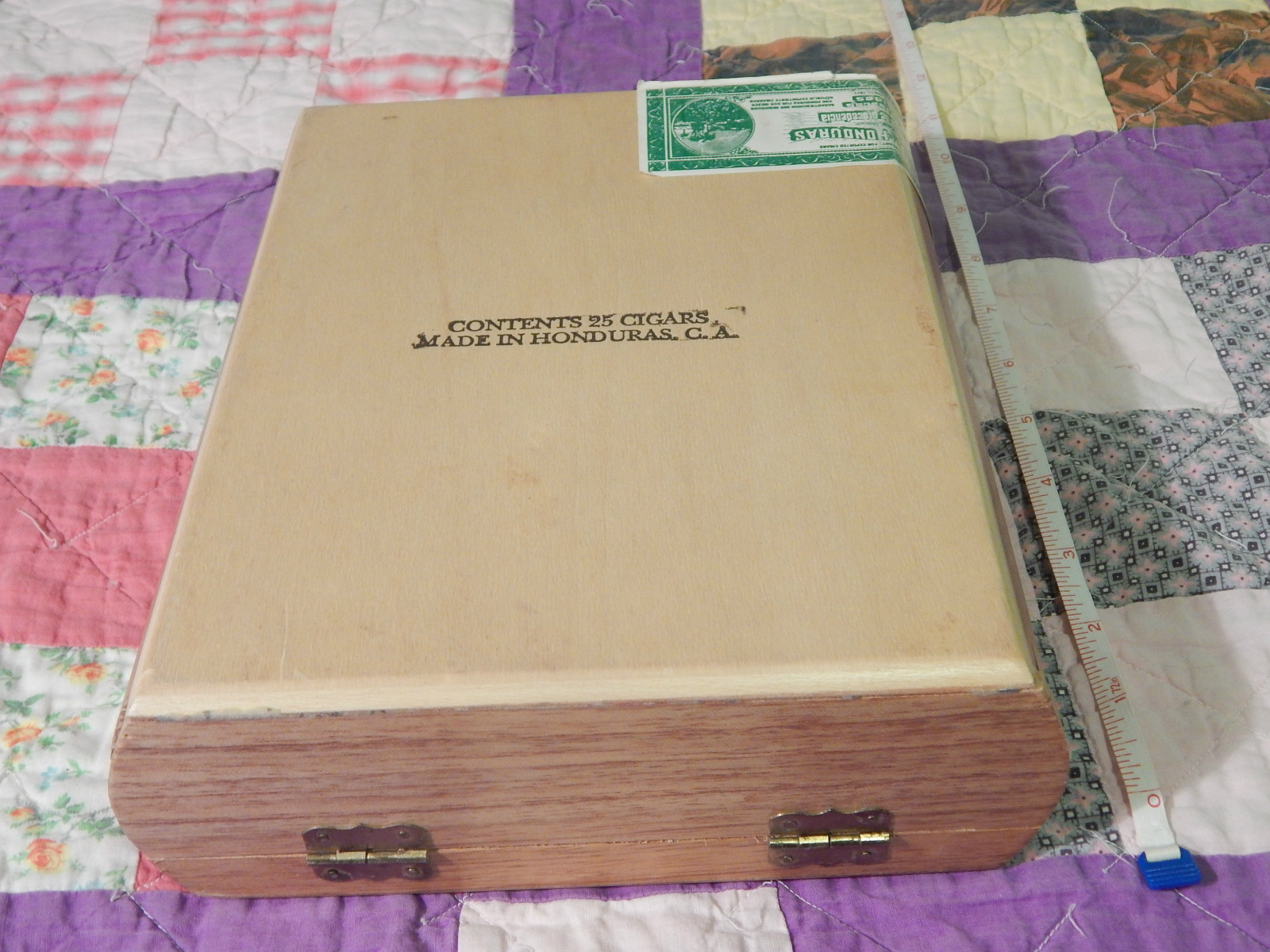 Plasencia (WOOD CIGAR BOX) w/ Honduras Tax Stamp (Viajante) FREE SHIP. – Ltd.