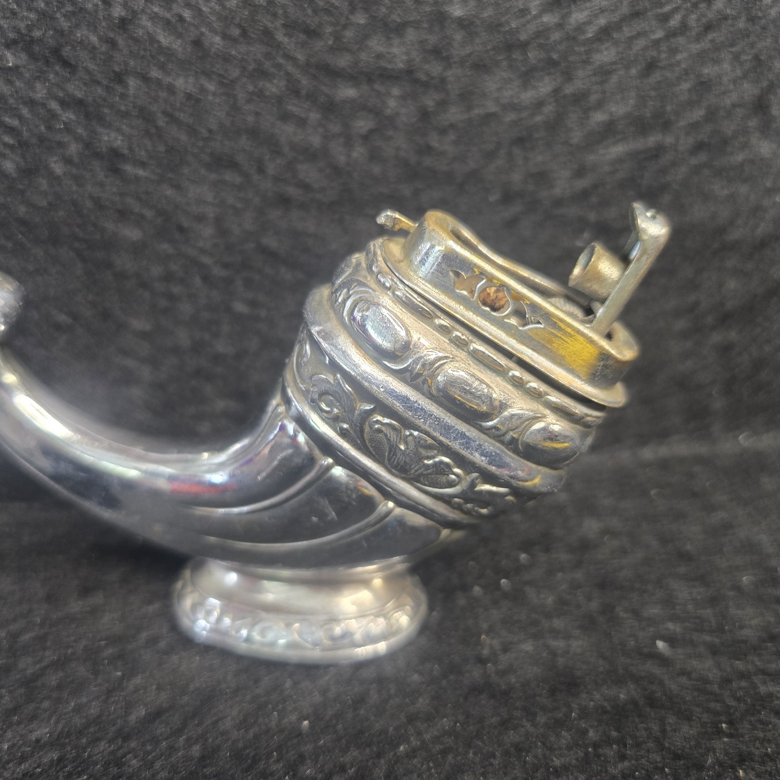 Cornucopia (Horn of Plenty) Table Lighter Stand Occupied Japan Untested