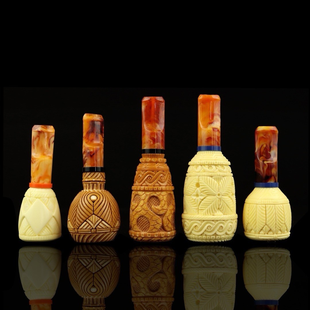 Ornate CIGAR HOLDER Set Of 5 HANDMADE CASE 40 To 60 Gages 16-18-20-22-24 MM
