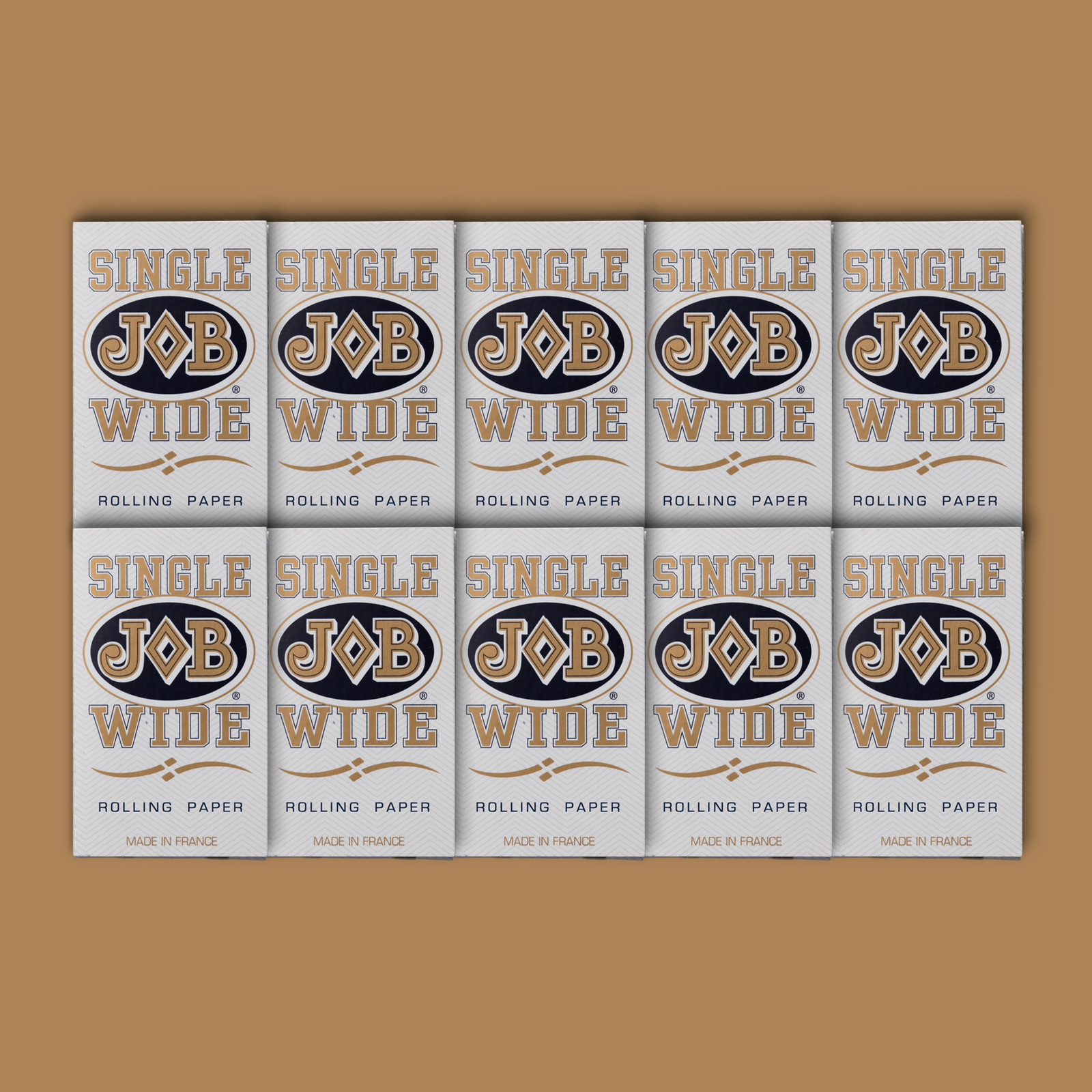 JOB White Single Wide Rolling Papers 1.0 Cigarette Papers 320 Total Papers NEW
