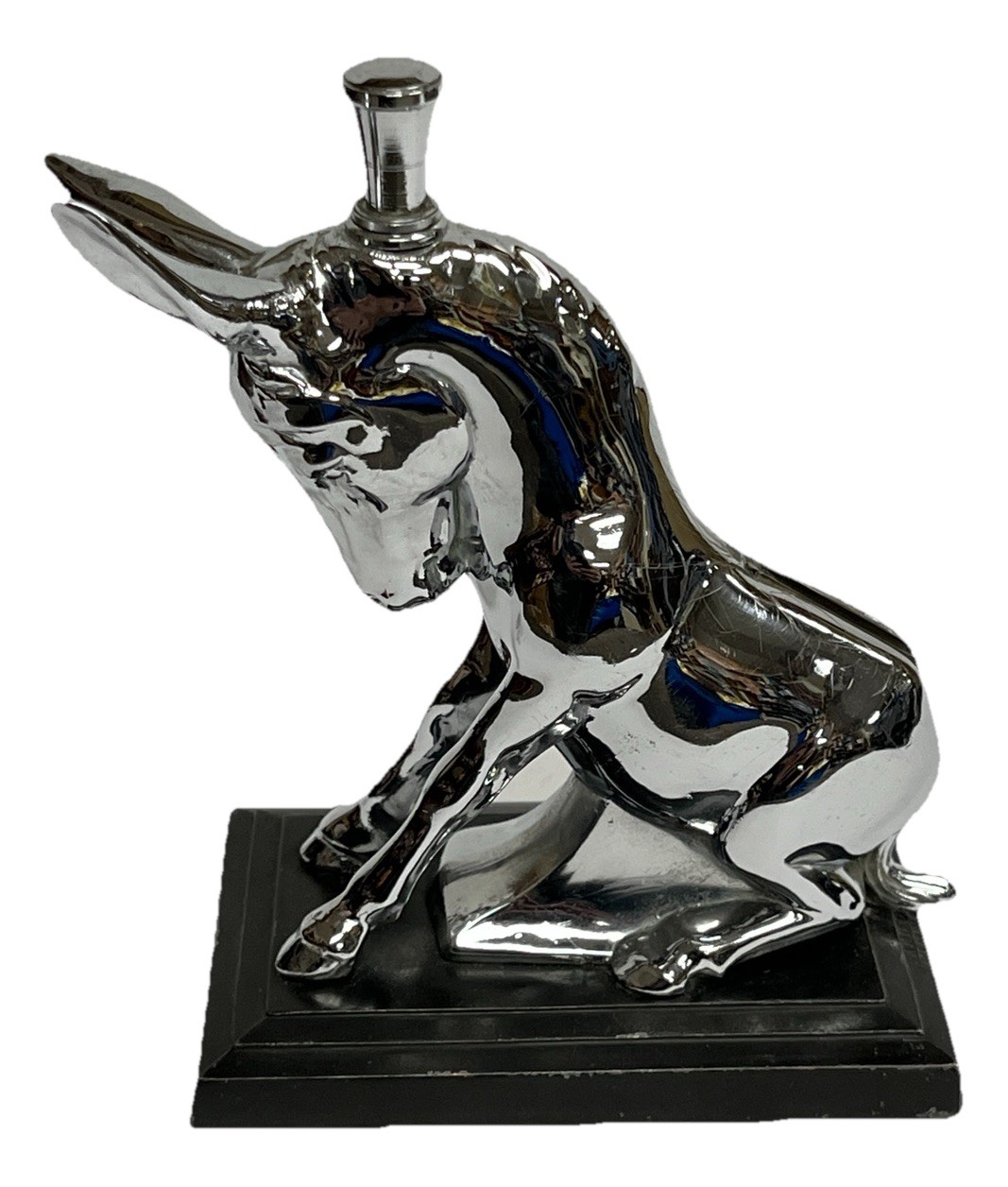 VTG Ronson AMW Art Metal Works Striker Mule Donkey Table Lighter ~1935