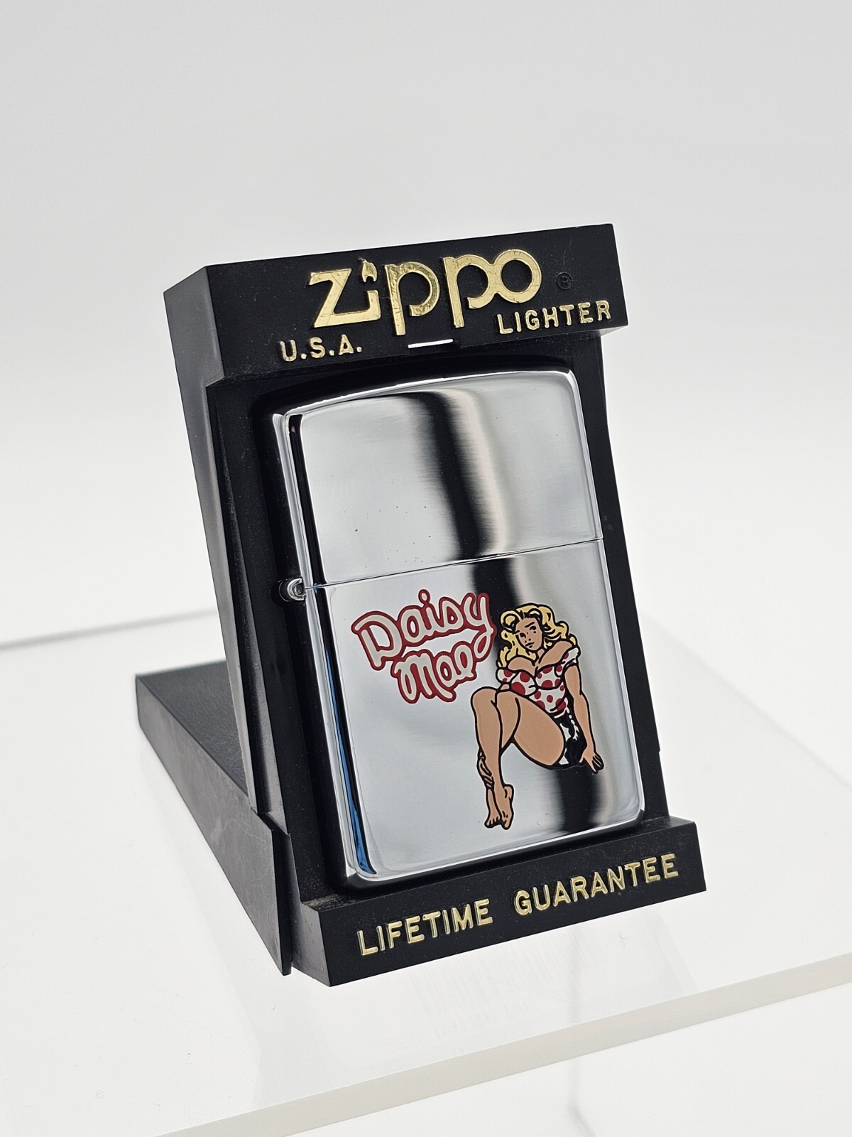Zippo Pinup 1996 “Daisy Mae” Original Box Hard to Find