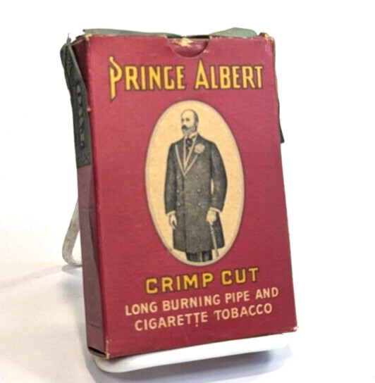 Vtg Prince Albert Cigarette Tobacco Original Box, Tax Stamp, Empty, Cardboard