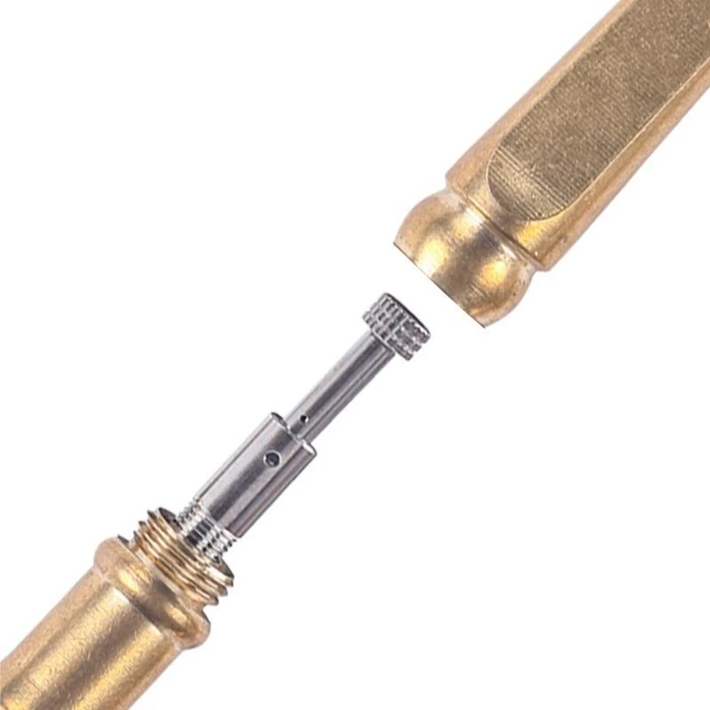 Brass Cigarette Holder for Men Reusable Filter Detachable Fits Slim Regular Size